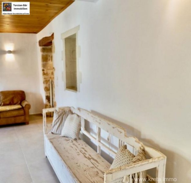 Melidoni Apocoronas Kreta, Melidoni, renoviertes Dorfhaus mit Innenhofgarten Haus kaufen